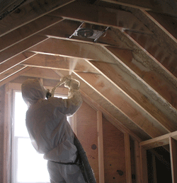 Novato CA attic spray foam insulation